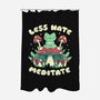 Less Hate Meditate-None-Polyester-Shower Curtain-tobefonseca