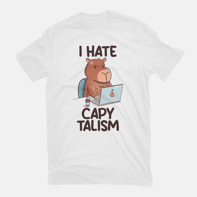 I Hate CapyTalism-Mens-Heavyweight-Tee-tobefonseca