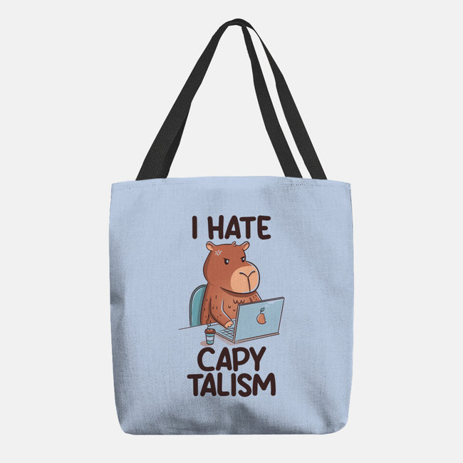I Hate CapyTalism-None-Basic Tote-Bag-tobefonseca