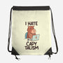 I Hate CapyTalism-None-Drawstring-Bag-tobefonseca