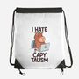 I Hate CapyTalism-None-Drawstring-Bag-tobefonseca