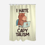I Hate CapyTalism-None-Polyester-Shower Curtain-tobefonseca
