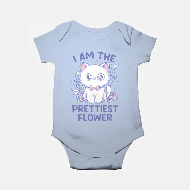 I Am The Prettiest Flower-Baby-Basic-Onesie-tobefonseca