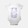 I Am The Prettiest Flower-Baby-Basic-Onesie-tobefonseca