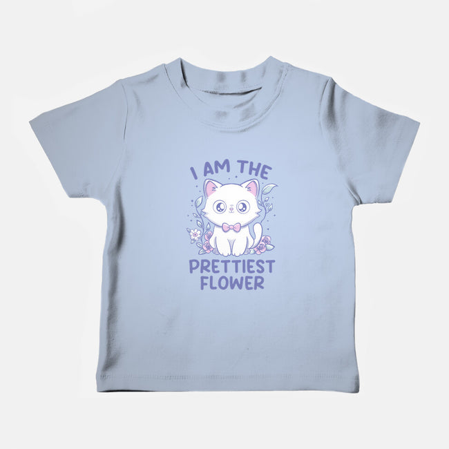 I Am The Prettiest Flower-Baby-Basic-Tee-tobefonseca