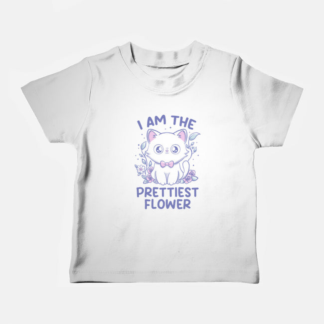 I Am The Prettiest Flower-Baby-Basic-Tee-tobefonseca