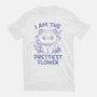 I Am The Prettiest Flower-Womens-Fitted-Tee-tobefonseca