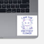 I Am The Prettiest Flower-None-Glossy-Sticker-tobefonseca