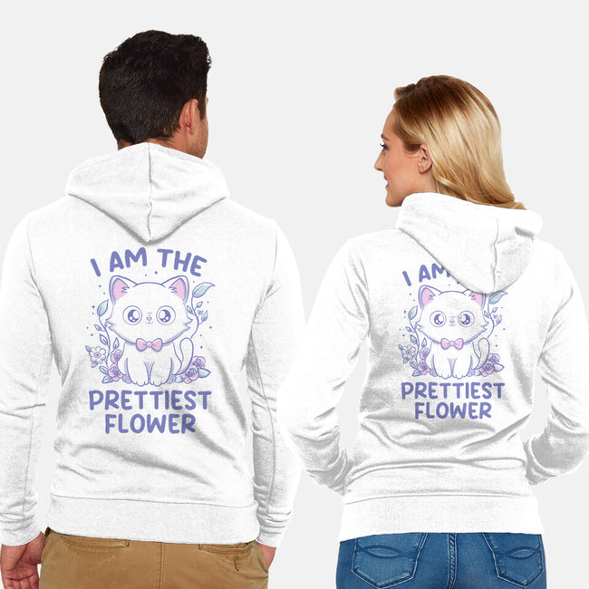 I Am The Prettiest Flower-Unisex-Zip-Up-Sweatshirt-tobefonseca