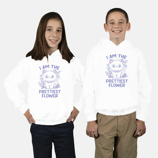 I Am The Prettiest Flower-Youth-Pullover-Sweatshirt-tobefonseca