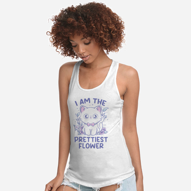 I Am The Prettiest Flower-Womens-Racerback-Tank-tobefonseca