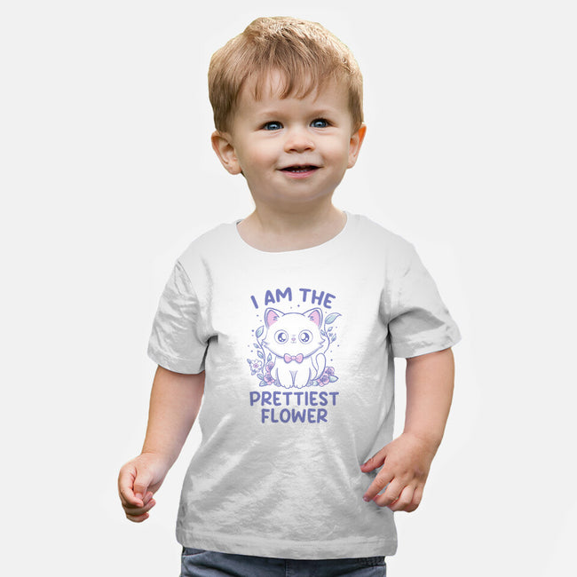 I Am The Prettiest Flower-Baby-Basic-Tee-tobefonseca