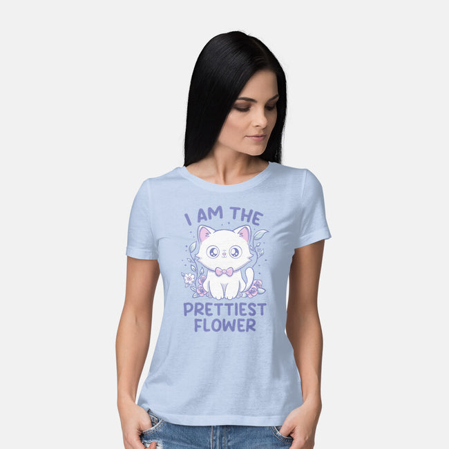 I Am The Prettiest Flower-Womens-Basic-Tee-tobefonseca