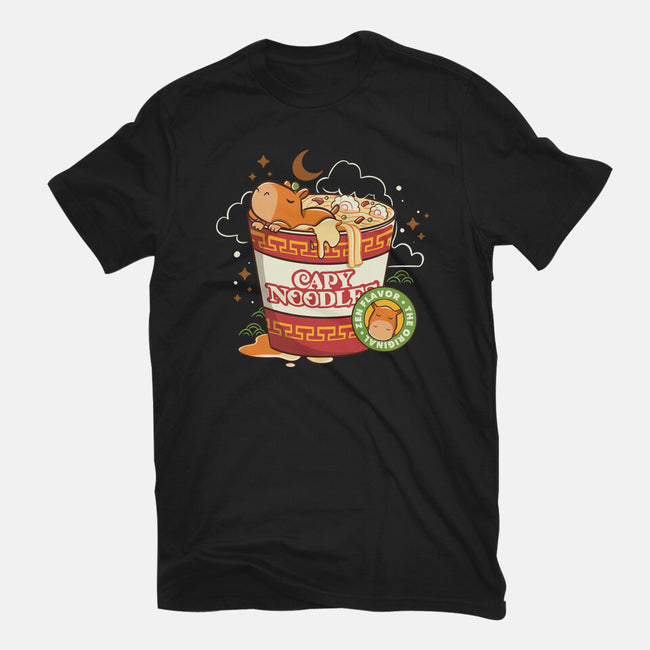 Capy Noodles-Unisex-Basic-Tee-tobefonseca