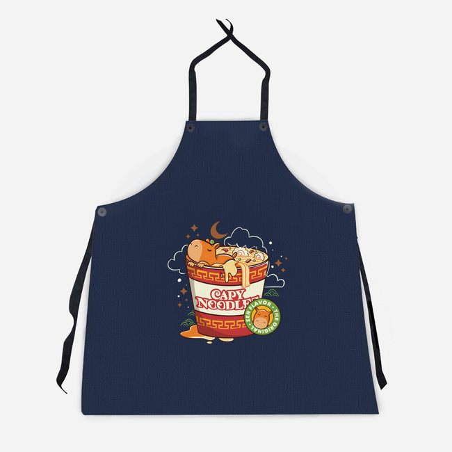Capy Noodles-Unisex-Kitchen-Apron-tobefonseca