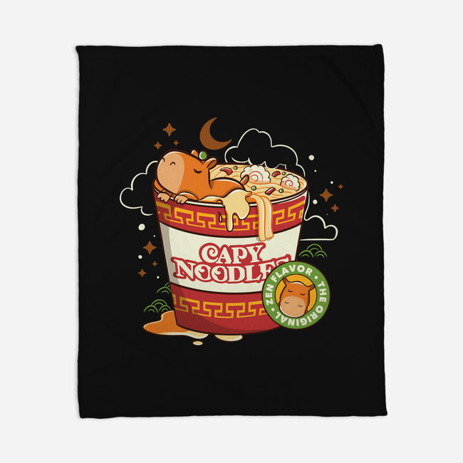 Capy Noodles-None-Fleece-Blanket-tobefonseca