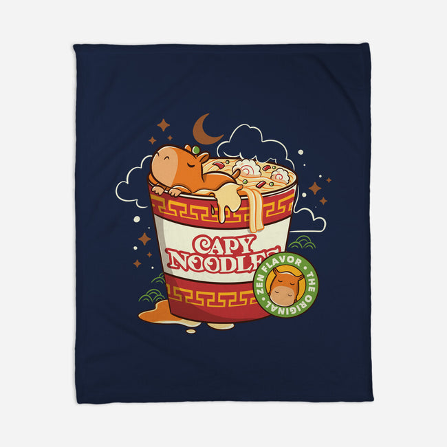 Capy Noodles-None-Fleece-Blanket-tobefonseca