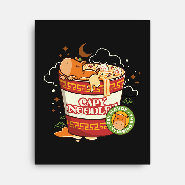 Capy Noodles-None-Stretched-Canvas-tobefonseca