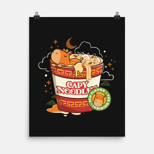 Capy Noodles-None-Matte-Poster-tobefonseca