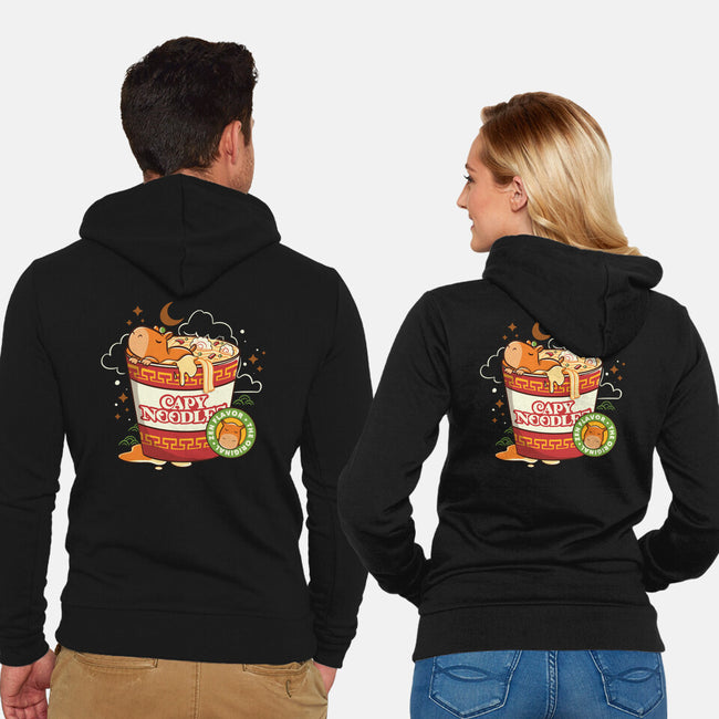 Capy Noodles-Unisex-Zip-Up-Sweatshirt-tobefonseca
