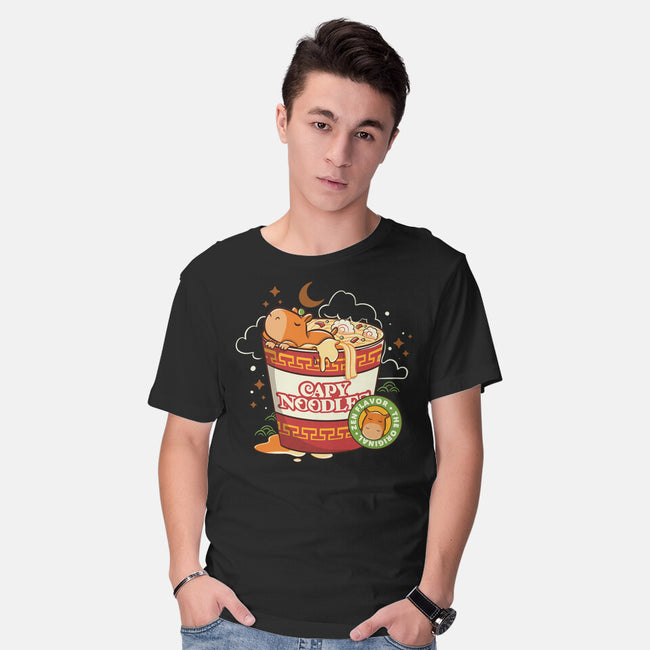 Capy Noodles-Mens-Basic-Tee-tobefonseca