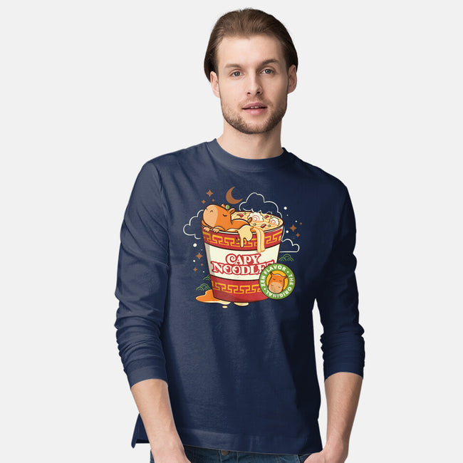 Capy Noodles-Mens-Long Sleeved-Tee-tobefonseca