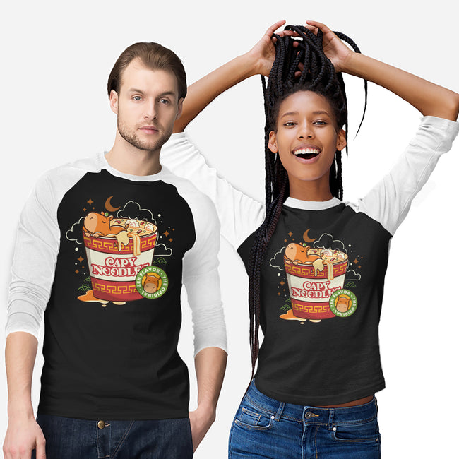 Capy Noodles-Unisex-Baseball-Tee-tobefonseca