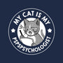 My Cat Is My Pspspsychologist-None-Glossy-Sticker-tobefonseca