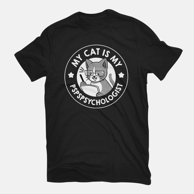 My Cat Is My Pspspsychologist-Mens-Premium-Tee-tobefonseca
