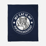 My Cat Is My Pspspsychologist-None-Fleece-Blanket-tobefonseca