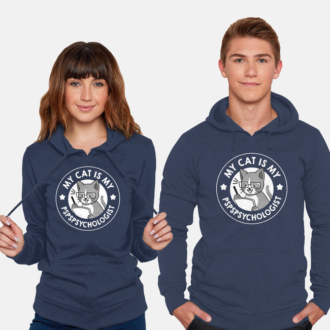 My Cat Is My Pspspsychologist-Unisex-Pullover-Sweatshirt-tobefonseca