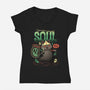 Give Me Your Beautiful Soul-Womens-V-Neck-Tee-tobefonseca