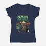 Give Me Your Beautiful Soul-Womens-V-Neck-Tee-tobefonseca