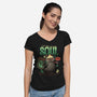 Give Me Your Beautiful Soul-Womens-V-Neck-Tee-tobefonseca