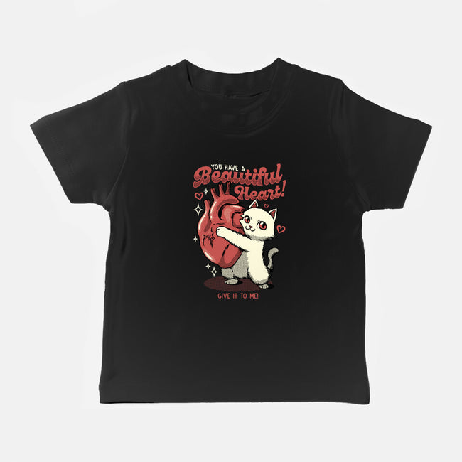 You Have A Beautiful Heart Cat-Baby-Basic-Tee-tobefonseca