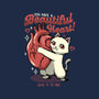 You Have A Beautiful Heart Cat-None-Fleece-Blanket-tobefonseca