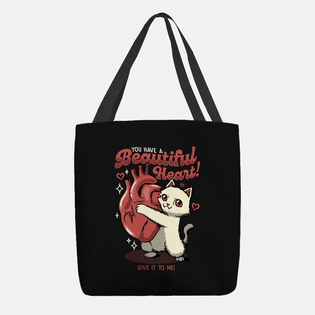 You Have A Beautiful Heart Cat-None-Basic Tote-Bag-tobefonseca