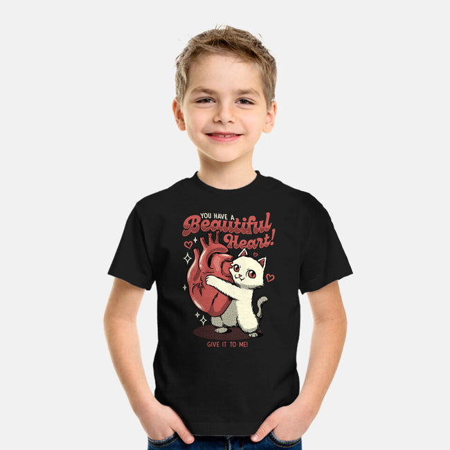 You Have A Beautiful Heart Cat-Youth-Basic-Tee-tobefonseca