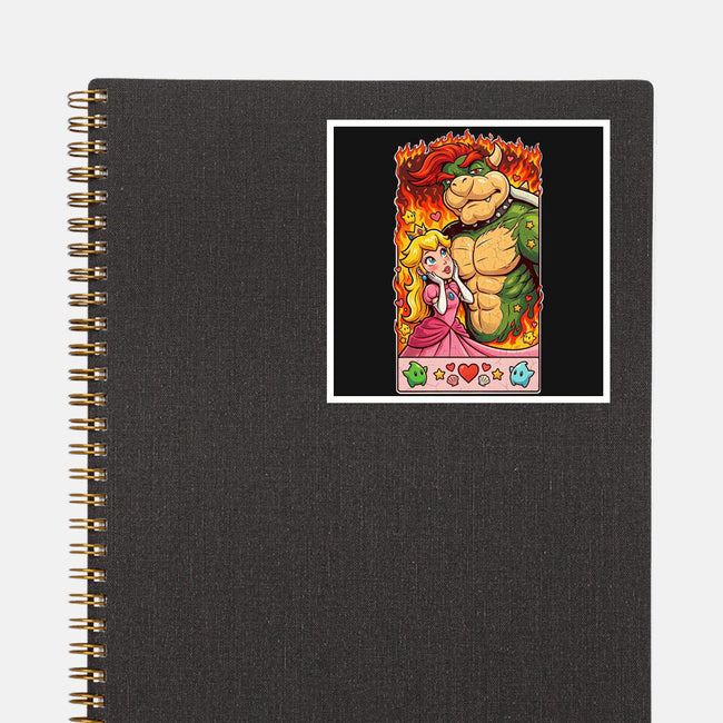 Sexy Bowser-None-Glossy-Sticker-Millersshoryotombo