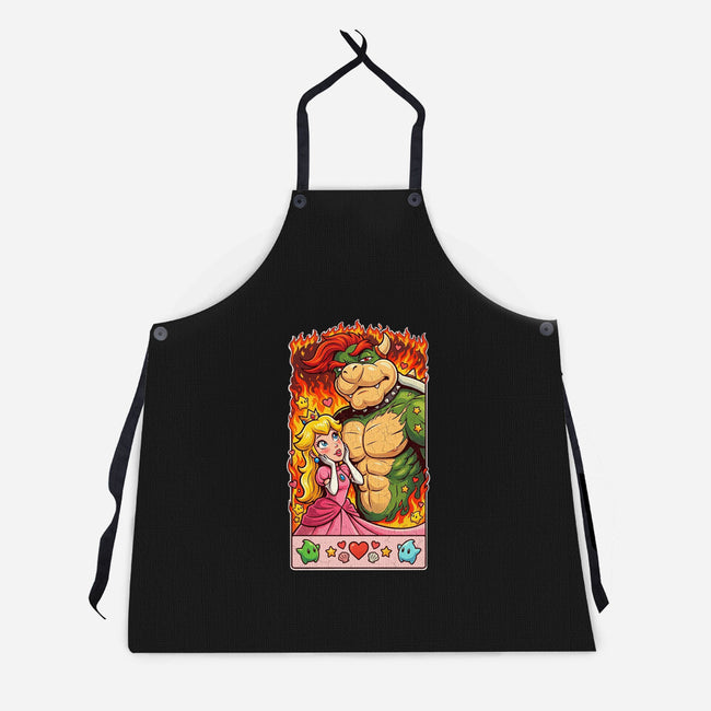 Sexy Bowser-Unisex-Kitchen-Apron-Millersshoryotombo