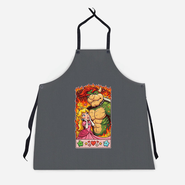 Sexy Bowser-Unisex-Kitchen-Apron-Millersshoryotombo