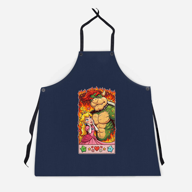 Sexy Bowser-Unisex-Kitchen-Apron-Millersshoryotombo