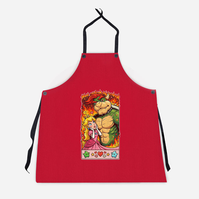 Sexy Bowser-Unisex-Kitchen-Apron-Millersshoryotombo