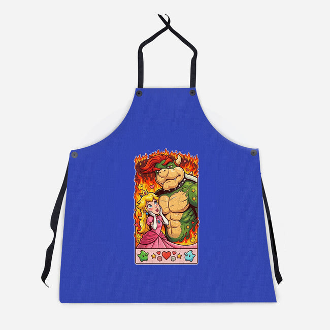 Sexy Bowser-Unisex-Kitchen-Apron-Millersshoryotombo
