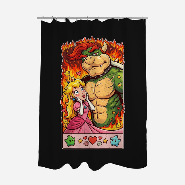 Sexy Bowser-None-Polyester-Shower Curtain-Millersshoryotombo