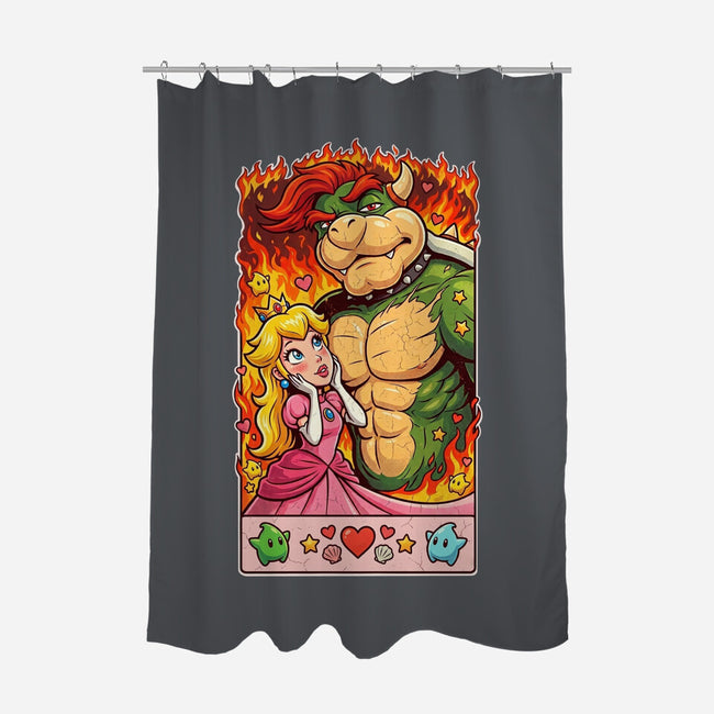 Sexy Bowser-None-Polyester-Shower Curtain-Millersshoryotombo