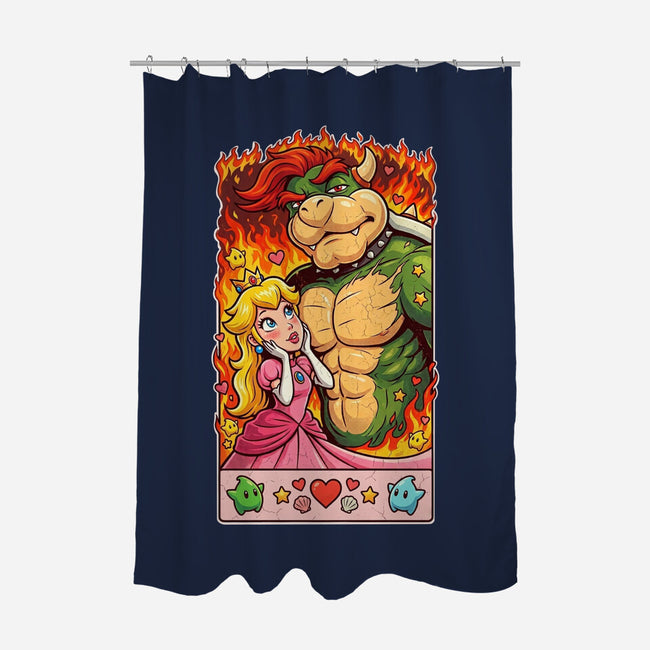 Sexy Bowser-None-Polyester-Shower Curtain-Millersshoryotombo