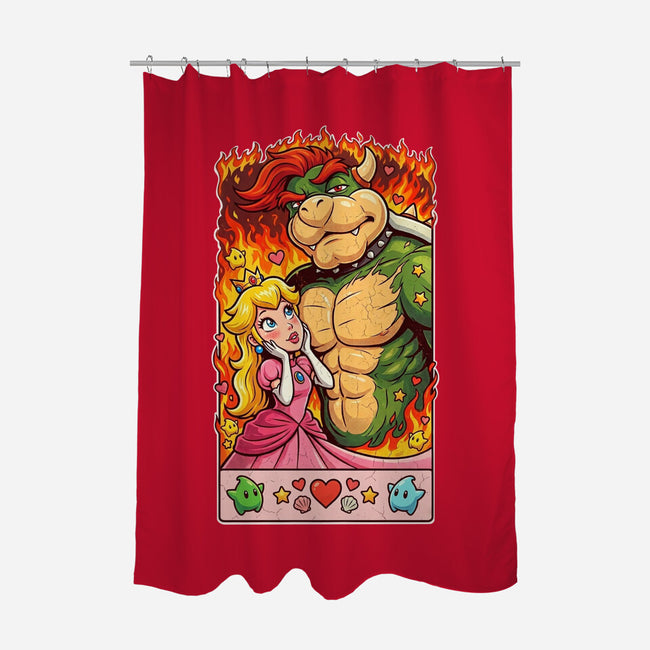 Sexy Bowser-None-Polyester-Shower Curtain-Millersshoryotombo