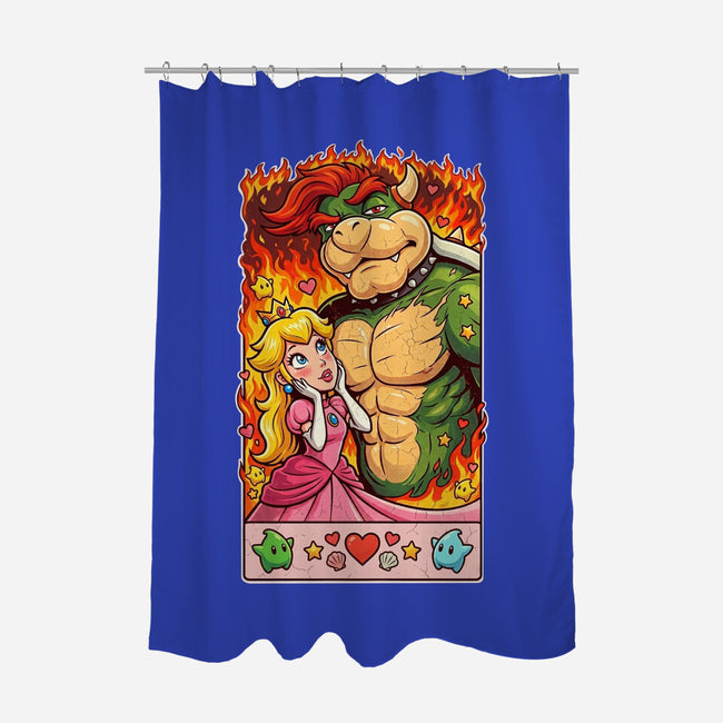Sexy Bowser-None-Polyester-Shower Curtain-Millersshoryotombo