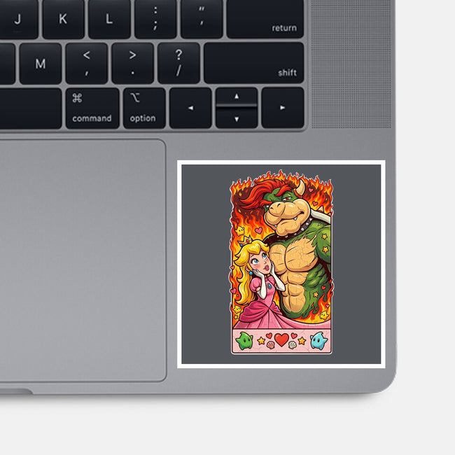 Sexy Bowser-None-Glossy-Sticker-Millersshoryotombo